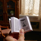 1/12 Scale Mini Bible Book Replica - Realistic Dollhouse Library Accessories for Bookshelf and Bedroom Scenes | Collectible Miniature Books