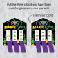 Big Dot of Happiness Colorful Mardi Gras Mask - Masquerade Party Game Pickle Cards - Pull Tabs 3-in-a-Row - Set of 12