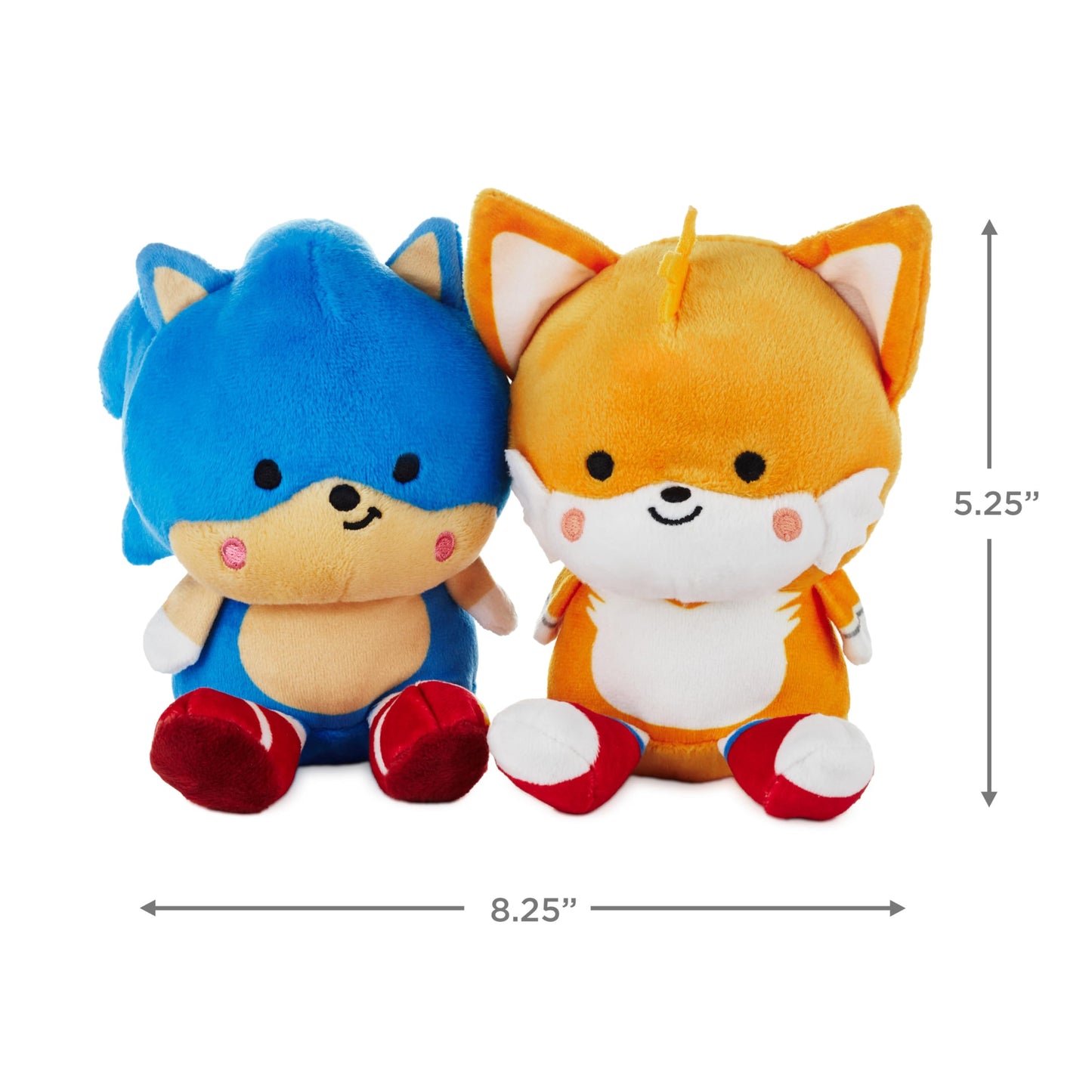Hallmark Better Together Sega Sonic The Hedgehog Magnetic Plush (Sonic and Tails) 5.25" Stuffed Toys, Easter Gifts for Kids