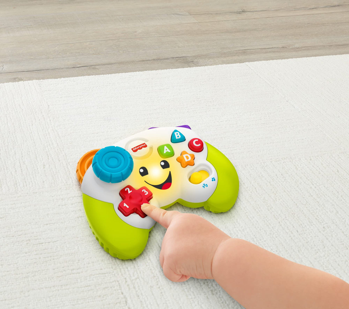 Fisher-Price - Controller Laugh and Learn, Teaches Shapes and Colors, Toy for Children 6+ Months, 3, FWG15