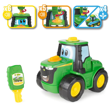 John Deere Key n Go Johnny Tractor 13 Interactive Features 47500 LP83017