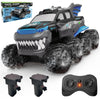 UFULMN Amphibious Remote Control Car 8WD RC Monster Truck for Boys Age 8-12 Offroad Waterproof RC Pickup All Terrain RC Drift Cars Beach Pool Toys