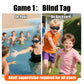 AKMUNCLE Blindfold Pool Toys - 100% Light Blocking for Hide and Seek, Underwater Treasure Hunt, Sensory Water Games, Teens & Adults
