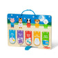 Melissa & Doug My Daily Routines Chart, Wooden Daytime and Nighttime Habit Tracker with Multi-Lingual Stickers, Hands-On, Screen-Free Preschool Toys
