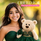 KINNEX COLLECTIONS SINCE 1997 20" Sweet 16 Last Doll Teddy Bear with Dress (Centerpiece) ~ ARC16832A-30 (Rose Gold)