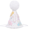 PATRDIO Candy Cane 1st Birthday Hat - Princess Sweet One Birthday Decorations,Sugar Sprinkle Party Photo Props,Candy Girls Smash Cake Hat,First
