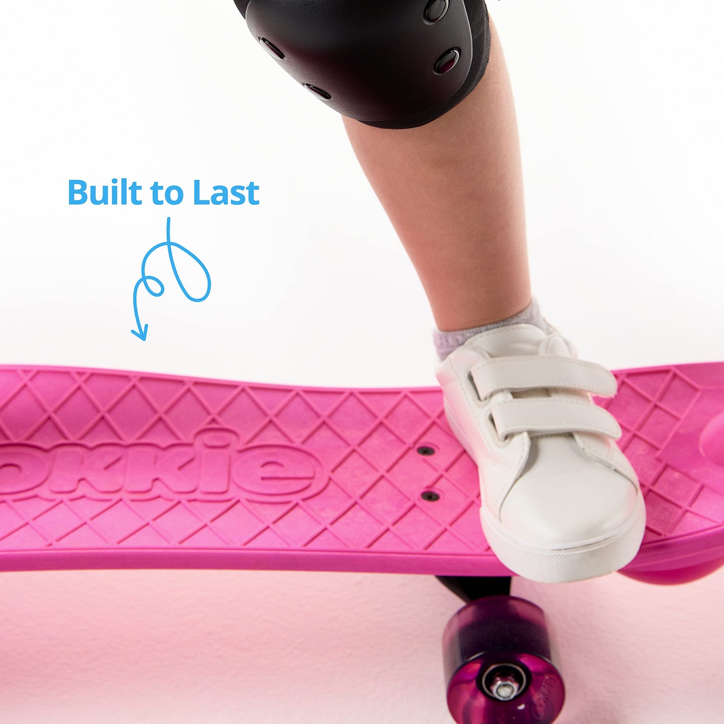 Ookkie Kids Learner Skateboard (Pink)