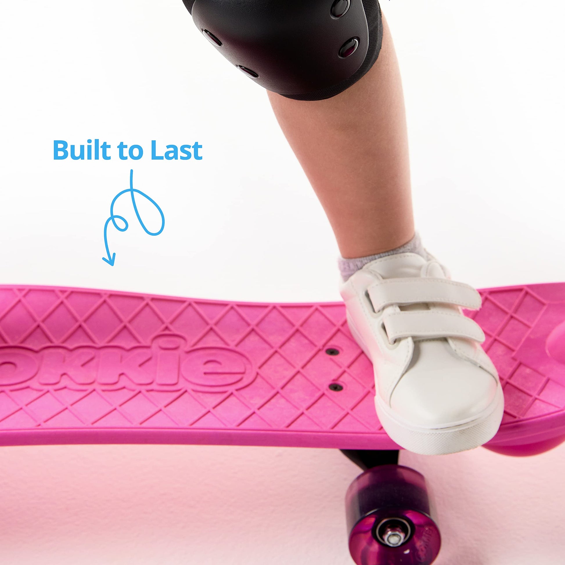 Ookkie Kids Learner Skateboard (Pink)