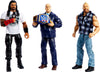 Mattel Action Figure 3-Pack Tribal Chief vs Beast IncarnateRoman Reigns Brock Lesnar & Paul Heyman Elite Collection with Universal Championship &
