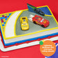 DecoSet® Disney and Pixar Cars 3 Ahead of The Curve Cake Topper, 3-Piece Set featuring Lightning McQueen, Cruz Ramirez, and Jackson Storm