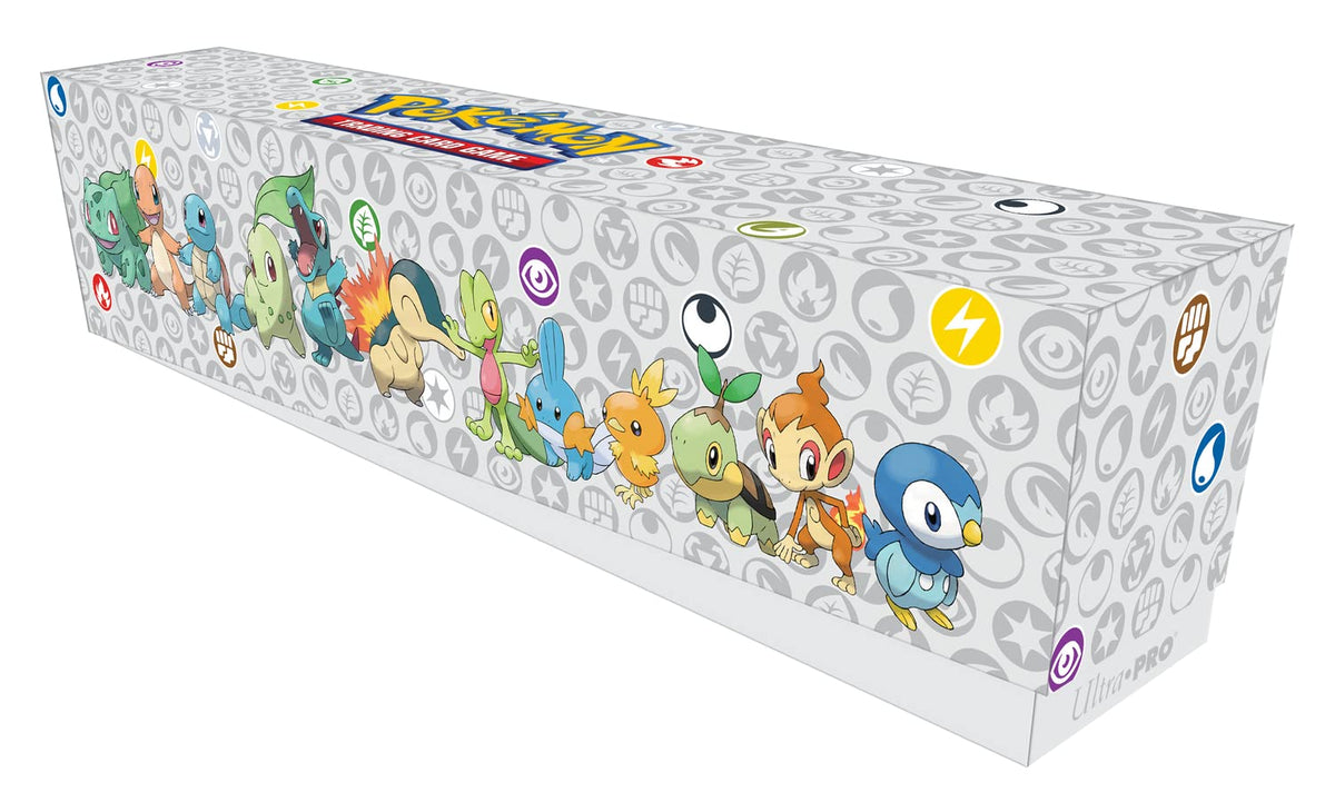Ultra Pro Pokémon: First Partner Accessory Bundle - Includes: Storage Box for 700+ Sleeved Cards, Deck Box, 65ct Deck Protector Sleeves, Playmat