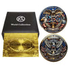 250th Anniversary USA Challenge Coin Display Case/Holder/Stand with Unite States Individual Collectible Coins,Gifts for Veteran