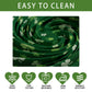 XCHI Green Shamrocks St. Patrick's Day Tablecloth Rectangle Table Cloth Washable Table Covers for Indoor Dining Home Party Decorations 60x84 Inch