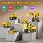 5-in-1 STEM Robotics Kits, 550 PCS Science Kits Building Blocks RC Robot Sets, App & Remote Control, Educational Toys for Kids Age 6 7 9 10 11 13 14+