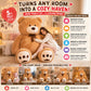 Kangaroo 5ft Giant Teddy Bear Extra Large Stuffed Animal - Giant Brown Plush Toy for Girls & Boys - Big Soft Human Size Jumbo Teddy Bear for Teens