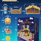 HARDWIND 25pcs Nativity Set for Kids, Christmas Story Playset Figurine, Little Nativity Toddler Toy, Nativity Scene Set for Children Ages 1 2 3 4 5 6+