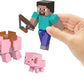 Mattel Minecraft Toys, 3.25-inch Action Figure 2-Packs, 2 Figures and 2 Accessories, Collectible Gifts for Kids
