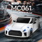 MCARRO 1/64 Scale RC Drift Car - 2.4GHz Half-Scale Remote Control 4WD High-Speed Mini Remote Control Car with Racing Lights (White)