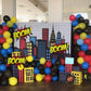QZCPGP 4Pcs Superhero Balloons for Birthday Party Decorations