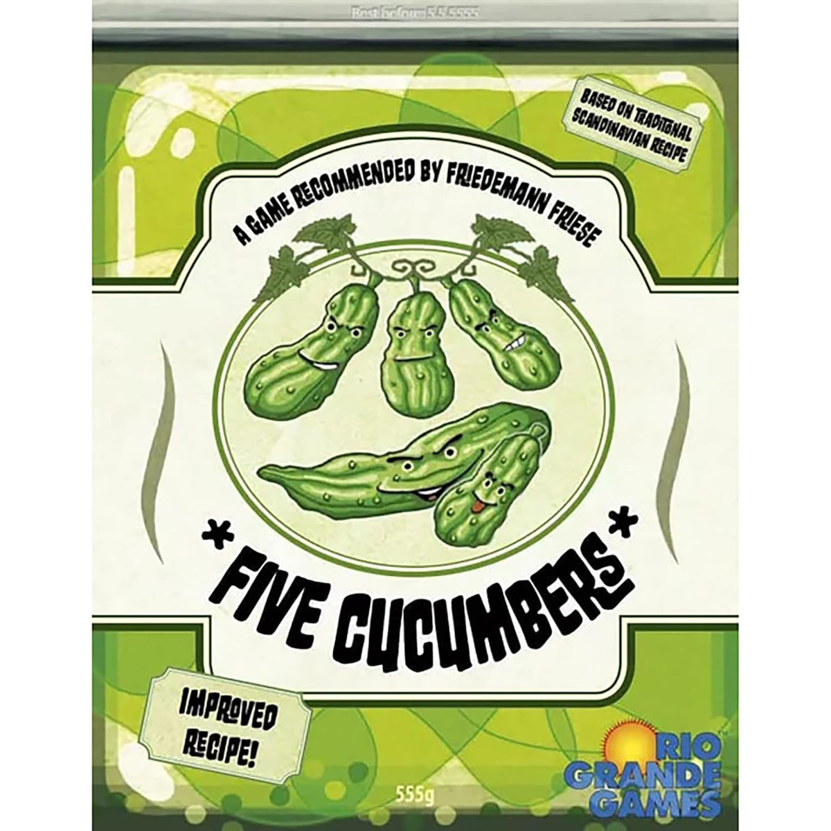 Rio Grande Games Five Cucumbers - Trick-Taking Card Game for 2-6 Players