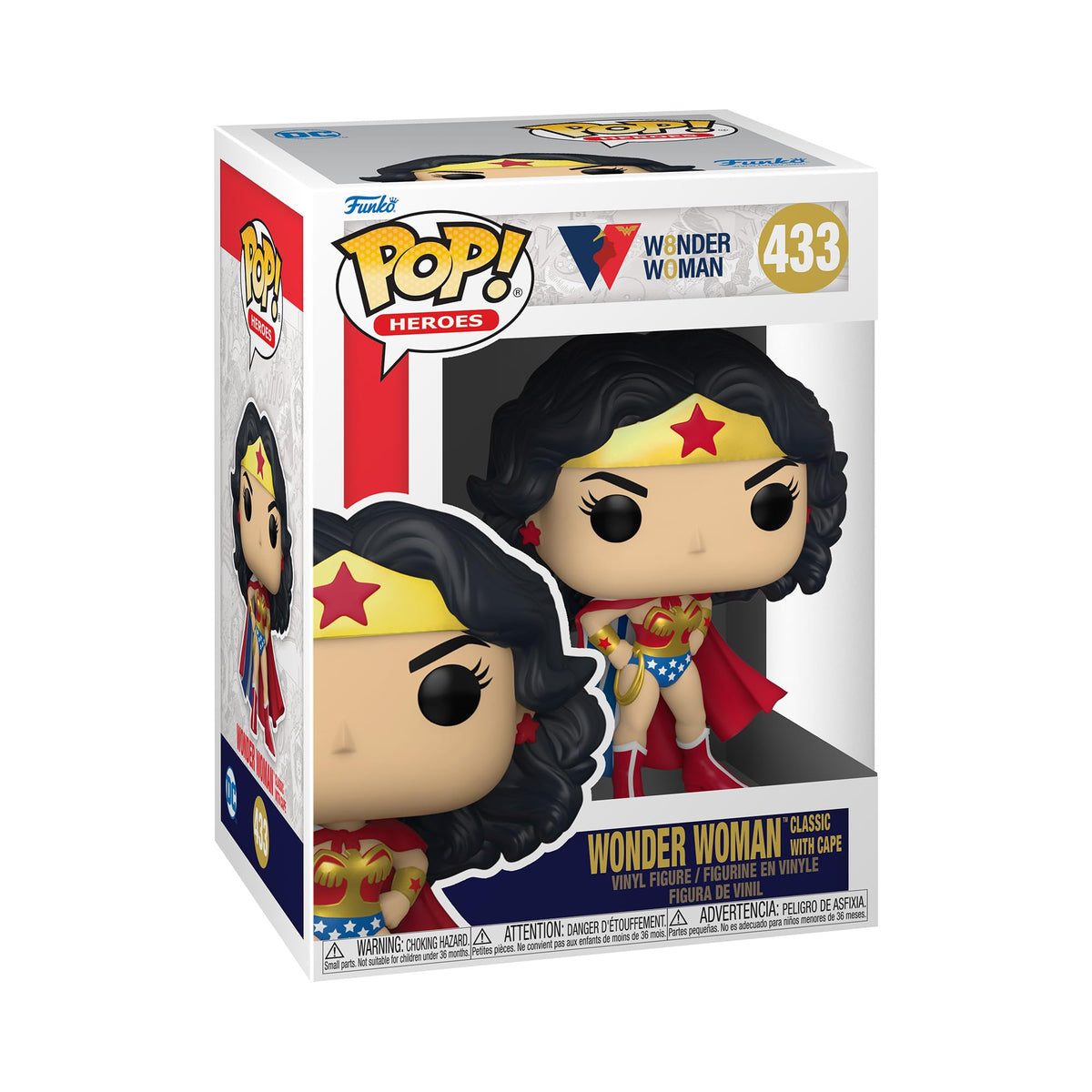 Funko POP! Heroes: DC Comics - Wonder Woman 80th (Classic with Cape)
