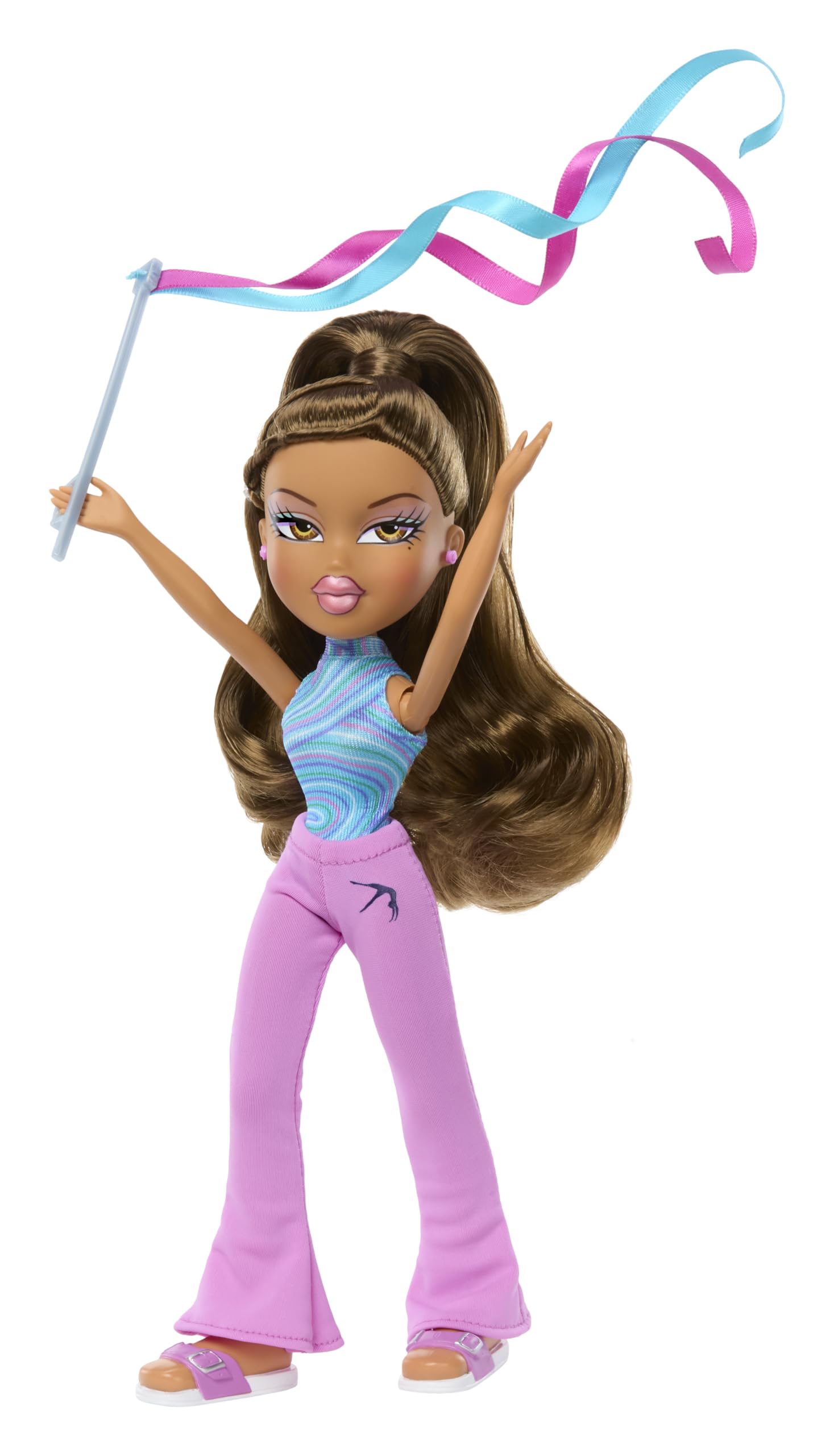 Bratz Play Sportz Yasmin Fashion Doll with Accessories, Gymnastics