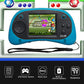 EASEGMER 16 Bit Kids Handheld Games Built-in 220 HD Video Games, 2.5 Inch Portable Game Player with Headphones - Best Travel Electronic Toys for Kids