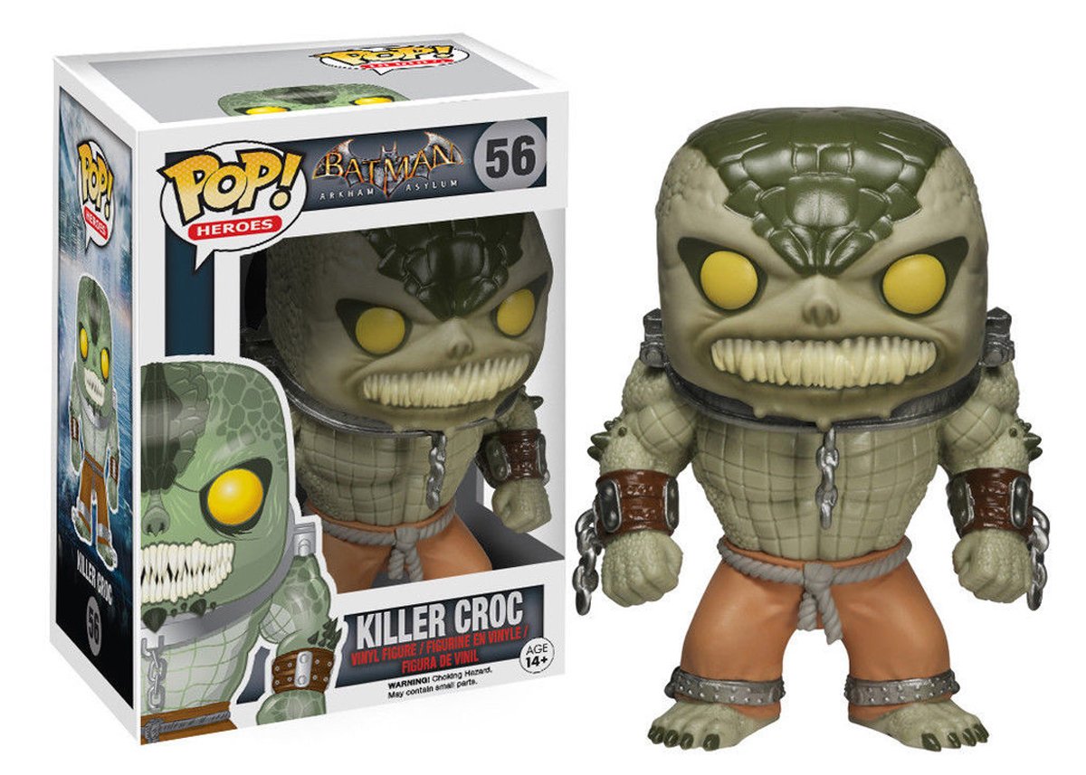 Killer Croc: Funko POP x Batman Arkham Asylum Vinyl Figure