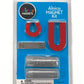 Dowling Magnets Alnico Magnet Science Kit. Magnets for Kids Including 2 Horseshoe Magnets, 1 Bar Magnet, Iron Filings and Iron Shapes for Fun Science