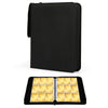 9-Pocket Trading Card Binder, PU Leather Zip Card Binder Album Holds 900 Cards for TCG, Sports Cards, Collectible Cards?BASEBALL PATTERN?