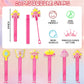 24PCS Glitter Princess Bubble Wands,Princess Birthday Party Supplies Prizes Castle Party Supplies Mini Bubbles Birthday,Goodie Bag Stuffers