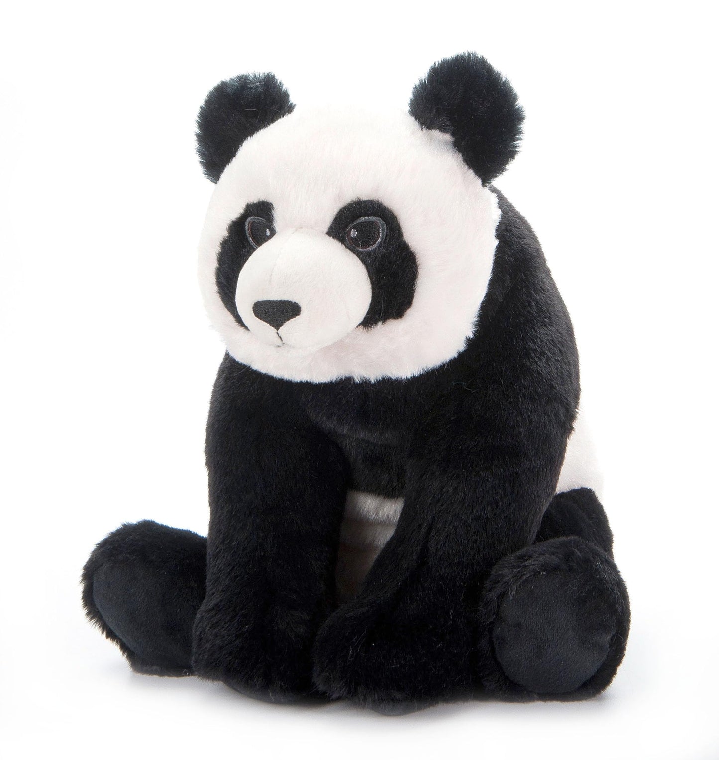 The Petting Zoo Panda Stuffed Animal Plushie, Gifts for Kids, Earth Keeperz Wildlife Animals, Zoologee Black Panda Plush Toy, 12 inches