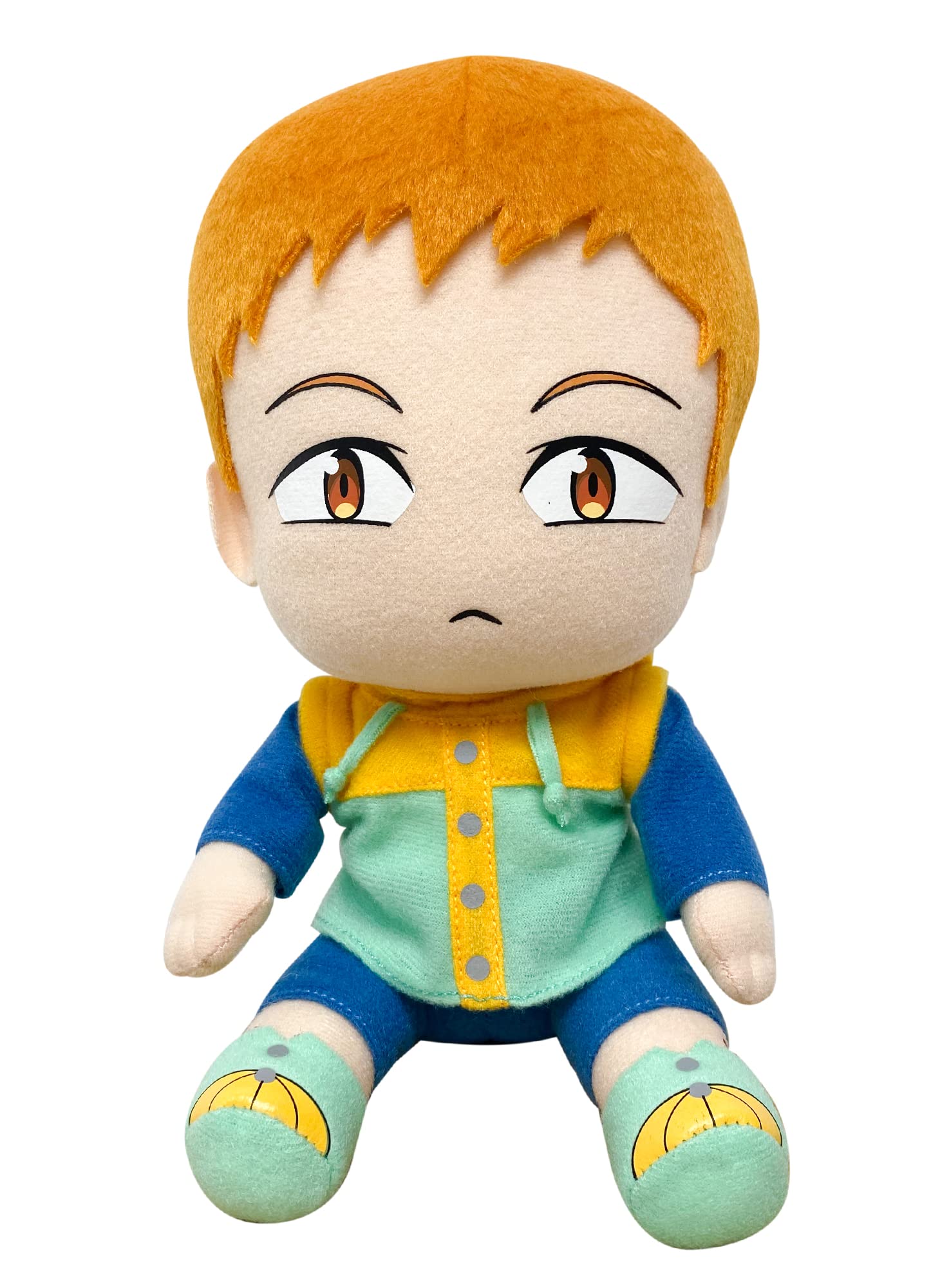 Great Eastern Entertainment 52275 Seven Deadly Sins King Sitting Plush, 8", Multi-Color