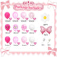 126 Pink Balloon Garland Kit Birthday Party Decorations Supplies