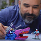 MEGA Construx Masters of the Universe Building Toys Set, Land Shark Attach Vehicle with 179 Pieces, 2 Poseable Micro Action Figures, for Kids
