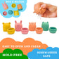 Bumble Bear Mold Free Silicone Bath Toys, Baby Bath Toys 6-12 Months, Toddlers 1-3, Non Toxic Infant Bathtub Toy, Water Toys, Pool Toy, Dishwasher