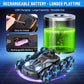 MOMONOVA 8WD Remote Control Stunt Car with Music Light Mist Spray, RC Drift Car Toys for Kids 6+, 2.4GHz Remote, Double Sided Driving, 360° Spins