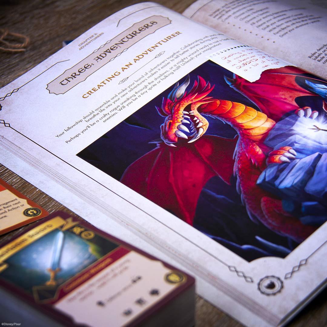 Quests of Yore: Barley's Edition | Role Playing Board Game Featured in Disney Pixar Onward Film | Officially Licensed Pixar Game | Featuring RPG