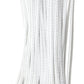 White Chenille Pipe Cleaners, 3mm x 12 inch, 100 Pack