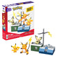 MEGA Pokémon Action Figure Building Toys for Kids, Pikachu Evolution Set with 159 Pieces, 3 Poseable Characters, 8 Year Old Gift Idea