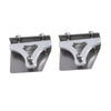 BQLZR 38x31.5x11.5mm Silver Aluminum Alloy Emulational Model Boat Part Metal Trim Tabs for RC Electric Racing Boat Pack of 2