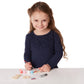 Melissa & Doug Created by Me! Wooden Heart Magnets Craft Kit (4 Designs, 4 Paints, Stickers, Glitter Glue) 8.75 x 5