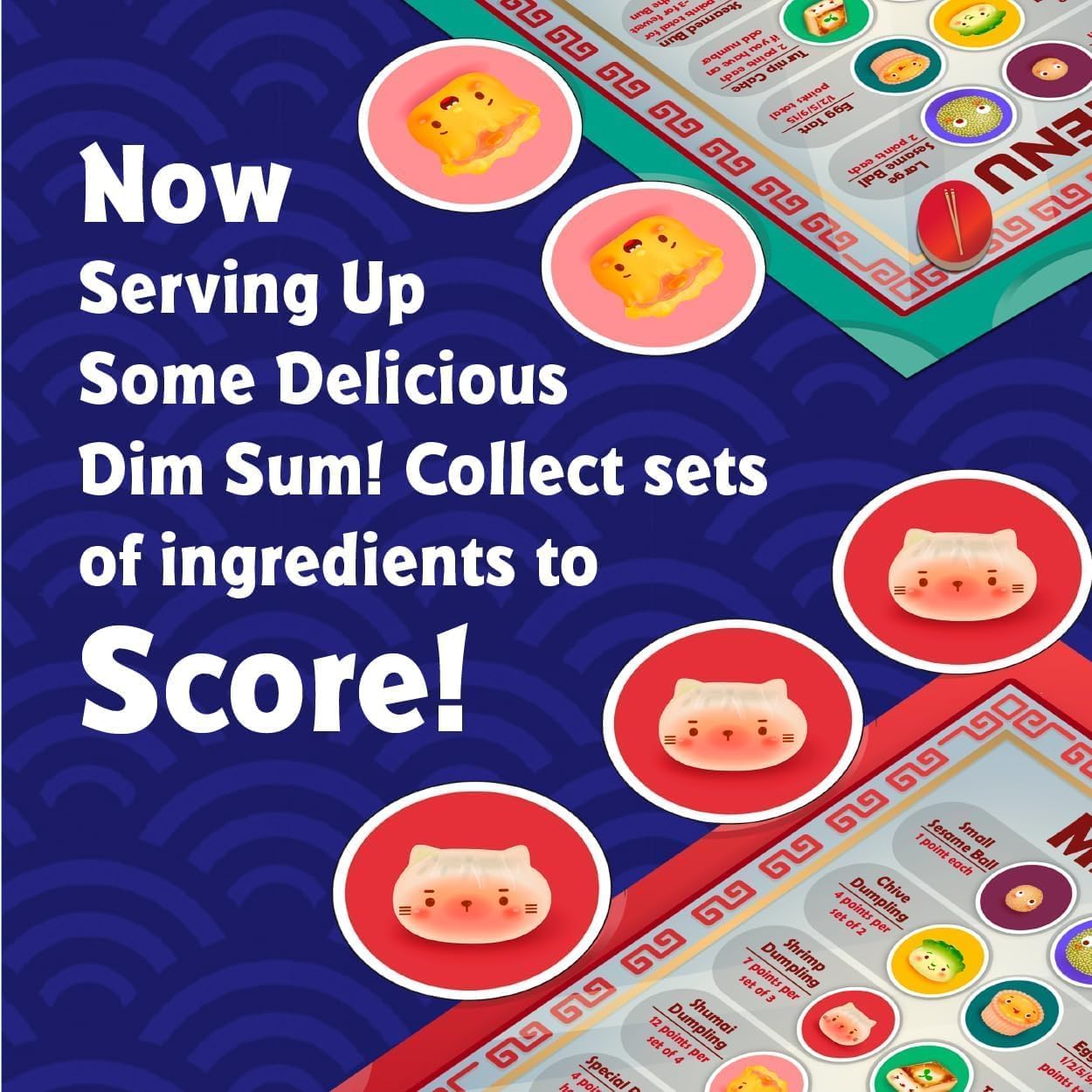Gamewright - Sushi Go! Spin Some for Dim Sum Board Game
