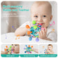 Baby Montessori Teething Toys for 0-6 6-12 Months BPA Free Sensory Toys for Babies 0 3 6 9 12 18 Months Newborn Infant Learning Developmental Chew