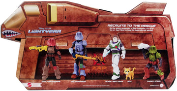 Disney and Pixar Lightyear Recruits to The Rescue 4 Pack 5 Inch Figures & Sox