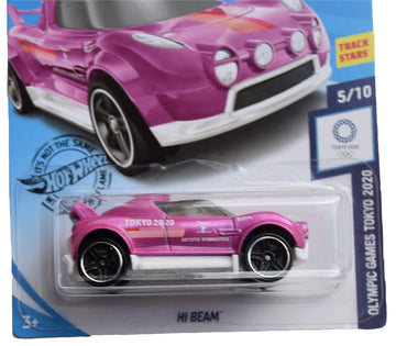 Hot Wheels Pink Hi Beam 155/250, 1:64 Scale Die-Cast Car, Olympic Games Tokyo 2020 5/10, Unisex, Ages 3+