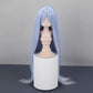 YHYQiFei BJD Doll Wig Ball Jointed Doll Fashions Soft Long Hair,Multiple Colors,for 1/3 1/4 1/6 BJD Dolls (White 1/4)