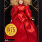 Barbie Collector Mattel 75th Anniversary Doll (12-in Blonde Curly Hair) in Red Chiffon Gown, with Doll Stand and Certificate of Authenticity