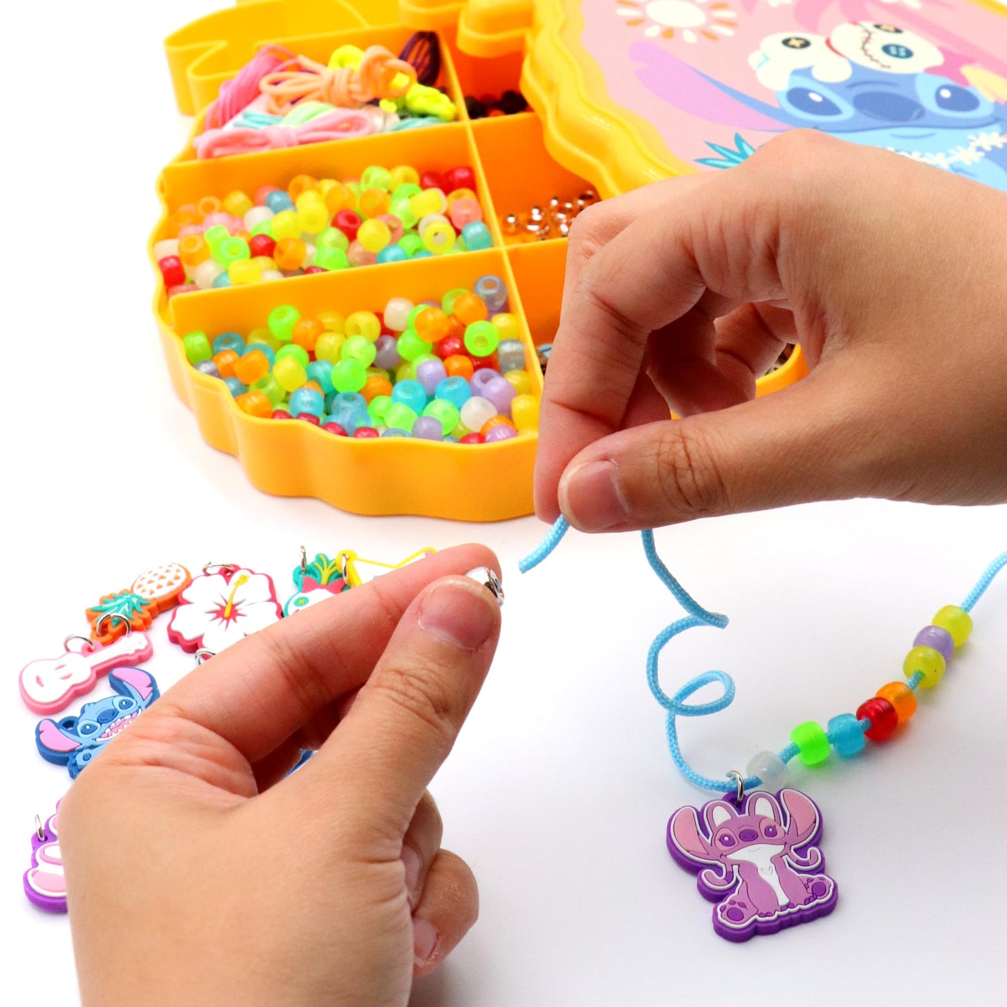 Tara Toys Disney Stitch Glow in The Dark Jewelry Activity Set