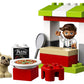 LEGO DUPLO Town Pizza Stand 10927 Pretend Play Pizza Set for Toddlers, Learning Toy for Kids Ages 2 and Over (18 Pieces)